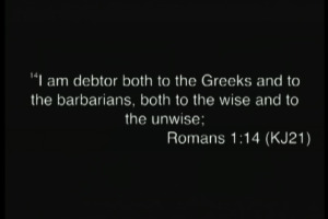 The debt you owe.Still001