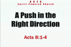 A push in the right direction