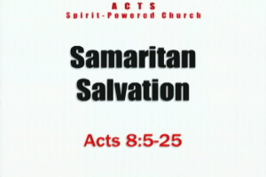 Samaritan Salvation